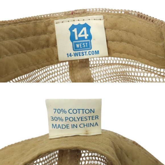 Larceny Bourbon Mesh Snapback Cap Trucker Embroidered Logo Patch Baseball Hat - Picture 8 of 14